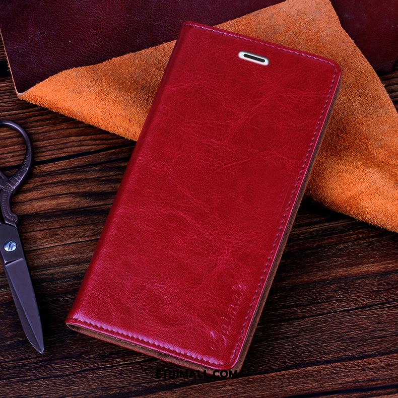 Etui Xiaomi Redmi S2 Skórzany Futerał Skóra Bydlęca Moda Kreatywne Czerwony Netto Futerał Sklep