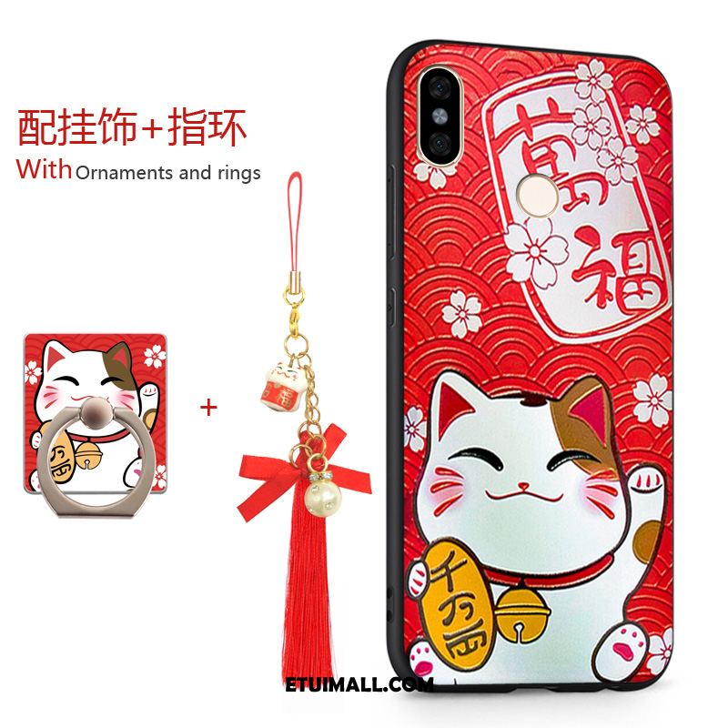 Etui Xiaomi Redmi S2 Telefon Komórkowy Kotek Bogactwo Czerwony Silikonowe Futerał Kup
