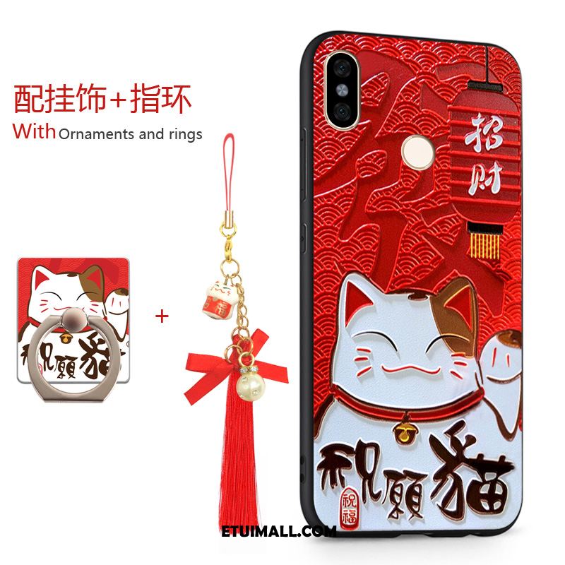 Etui Xiaomi Redmi S2 Telefon Komórkowy Kotek Bogactwo Czerwony Silikonowe Futerał Kup