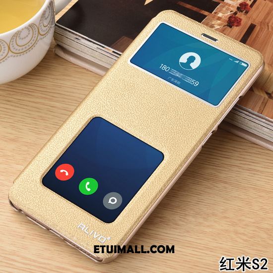 Etui Xiaomi Redmi S2 Telefon Komórkowy Mały Skórzany Futerał Anti-fall Ochraniacz Obudowa Tanie