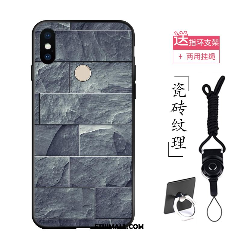 Etui Xiaomi Redmi S2 Telefon Komórkowy Miękki Czarny Vintage Nubuku Pokrowce Sklep