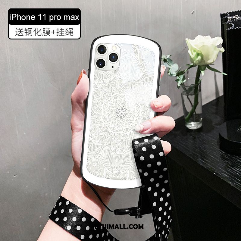 Etui iPhone 11 Pro Max Łuk Kreatywne Biały Anti-fall Wysoki Koniec Futerał Sprzedam