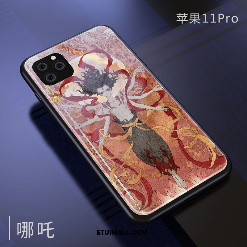 Etui iPhone 11 Pro Szkło Nowy Chiński Styl Modna Marka Telefon Komórkowy Pokrowce Tanie