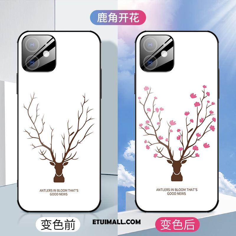 Etui iPhone 12 Mini Anti-fall Silikonowe Osobowość Kwiaty Telefon Komórkowy Pokrowce Kup