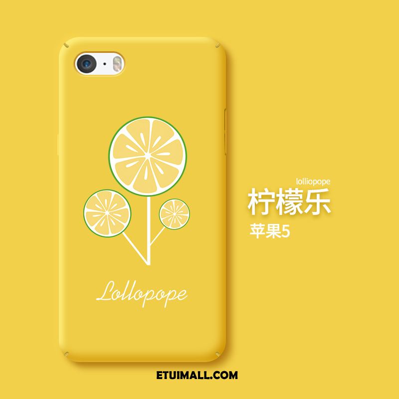 Etui iPhone 5 / 5s Cienkie Żółty All Inclusive Piękny Telefon Komórkowy Obudowa Online