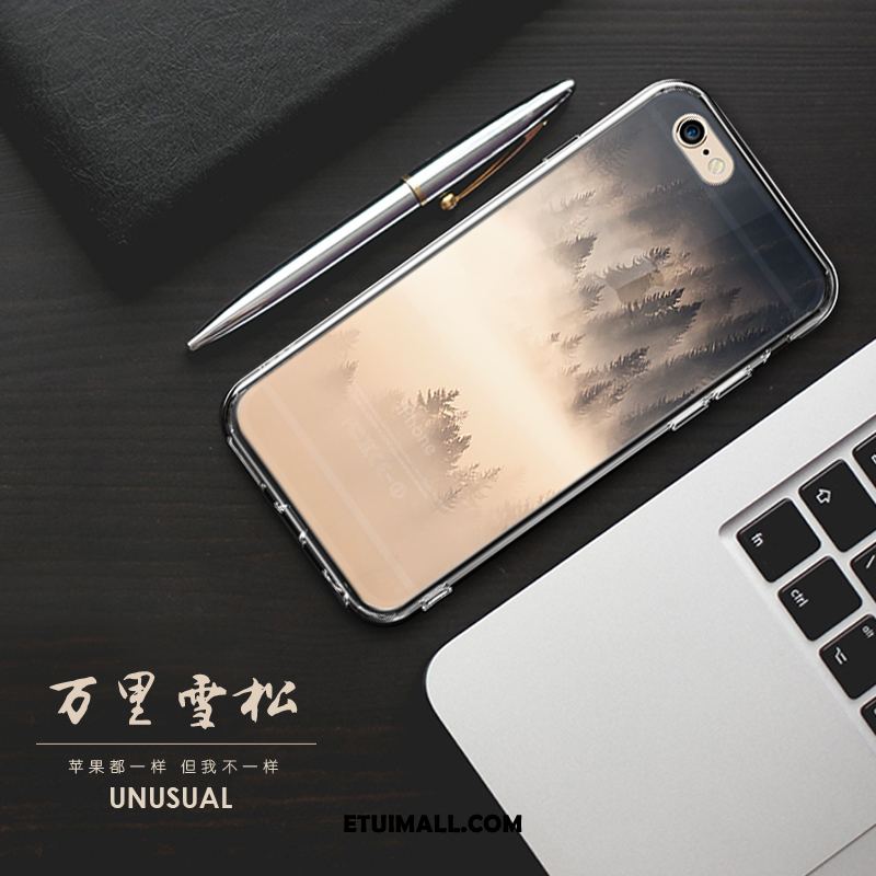 Etui iPhone 7 Miękki Telefon Komórkowy Chiński Styl Kreatywne Silikonowe Pokrowce Tanie