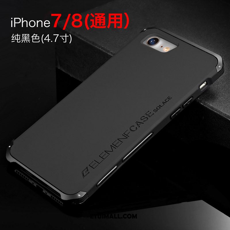 Etui iPhone 8 Telefon Komórkowy Granica Anti-fall Tendencja Czarny Pokrowce Sprzedam