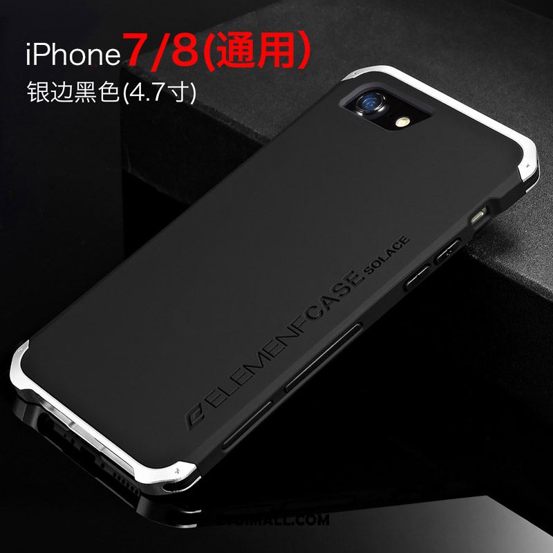 Etui iPhone 8 Telefon Komórkowy Granica Anti-fall Tendencja Czarny Pokrowce Sprzedam