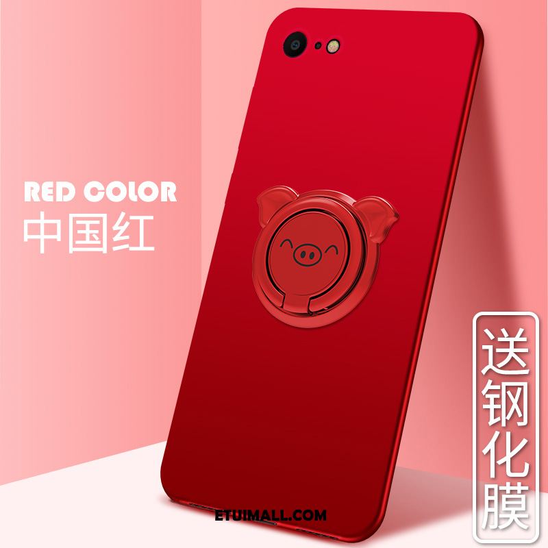 Etui iPhone Se 2020 Nubuku Anti-fall Czerwony All Inclusive Telefon Komórkowy Pokrowce Sklep
