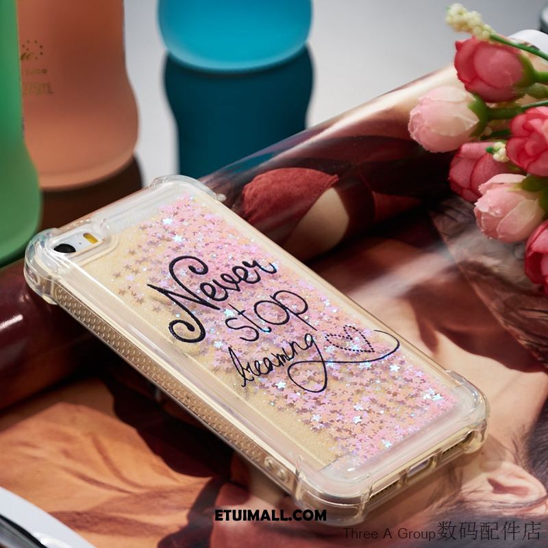 Etui iPhone Se Silikonowe Różowe Liquid Kreskówka Miękki Pokrowce Sklep