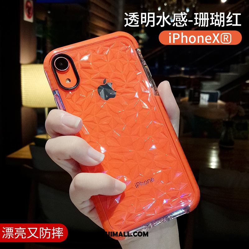 Etui iPhone Xr Modna Marka Anti-fall Pomarańczowy Nowy Miękki Obudowa Online
