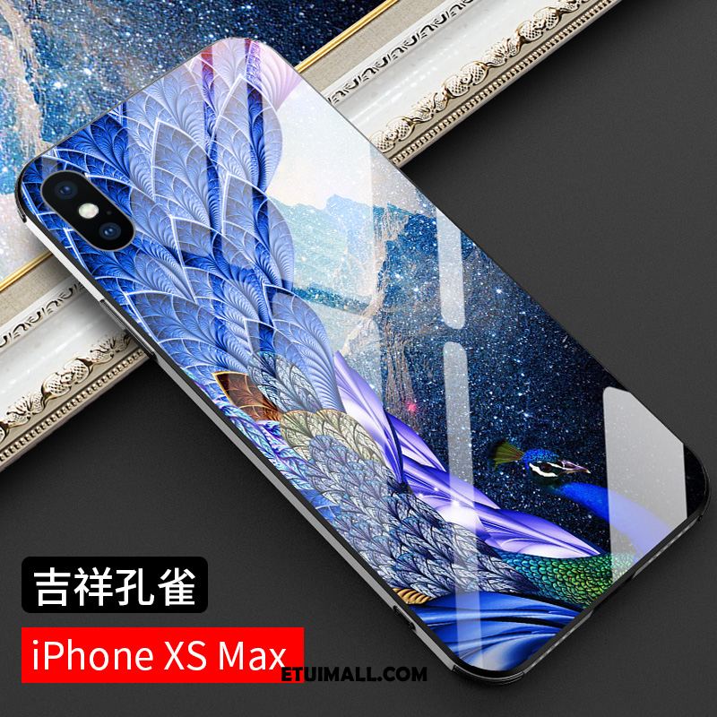Etui iPhone Xs Max Osobowość Telefon Komórkowy Silikonowe Szkło Lekki Luksus Obudowa Kup