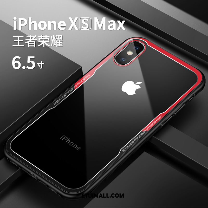 Etui iPhone Xs Max Przezroczysty Telefon Komórkowy Anti-fall Osobowość Modna Marka Pokrowce Tanie