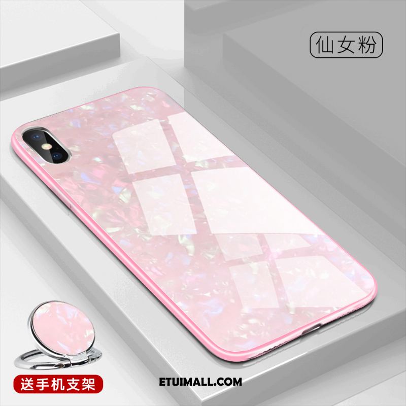 Etui iPhone Xs Max Szkło Telefon Komórkowy Modna Marka Nowy Różowe Futerał Sprzedam