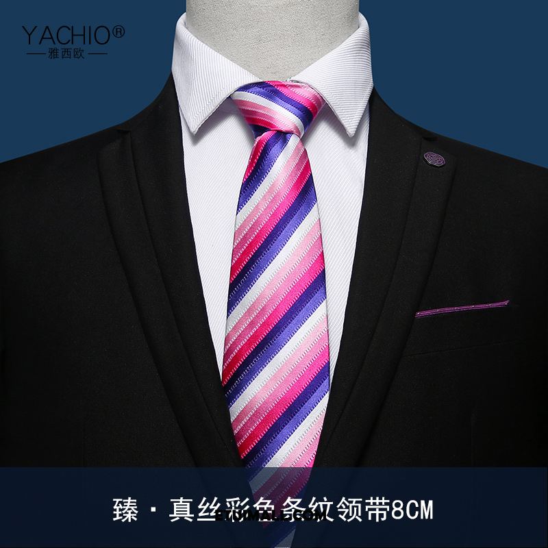 Krawat Prezent Męska Różowy Sklep, Krawat Męskie Jedwab Biznes