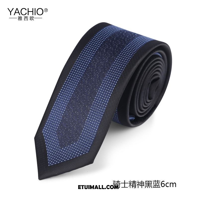 Krawat Pudełko Na Prezenty 6 Cm Męska Na Sprzedaż, Krawat Męskie Wąskie Moda Blau