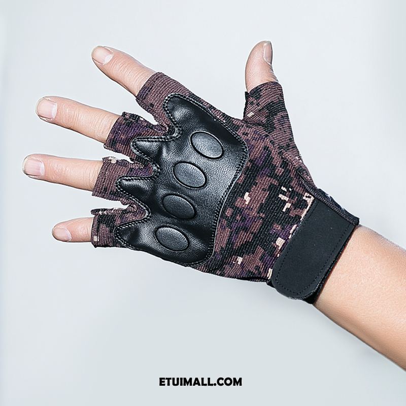 Rękawiczki Antypoślizgowe Pół Palca Ochrona Tanie, Rękawiczki Męskie Outdoor Oddychające