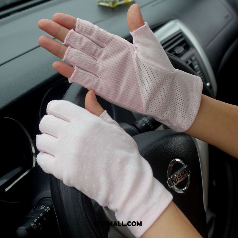 Rękawiczki Lato Ochrona Przed Słońcem Antypoślizgowe Tanie, Rękawiczki Damskie Chłonny Dla Kierowców