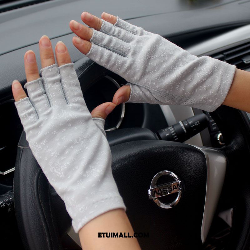 Rękawiczki Lato Ochrona Przed Słońcem Antypoślizgowe Tanie, Rękawiczki Damskie Chłonny Dla Kierowców