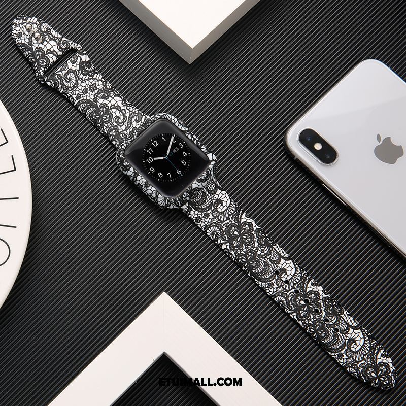 Etui Apple Watch Series 3 Biały Silikonowe Ochraniacz Modna Marka Drukowana Pokrowce Sklep