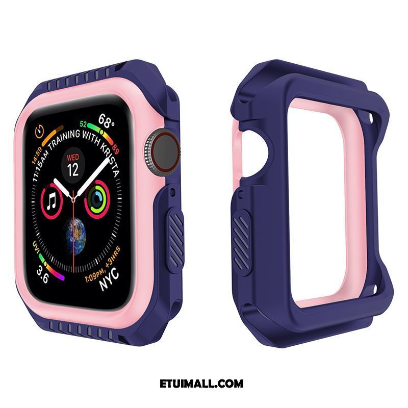 Etui Apple Watch Series 3 Purpurowy Silikonowe Miękki Anti-fall Ochraniacz Futerał Tanie
