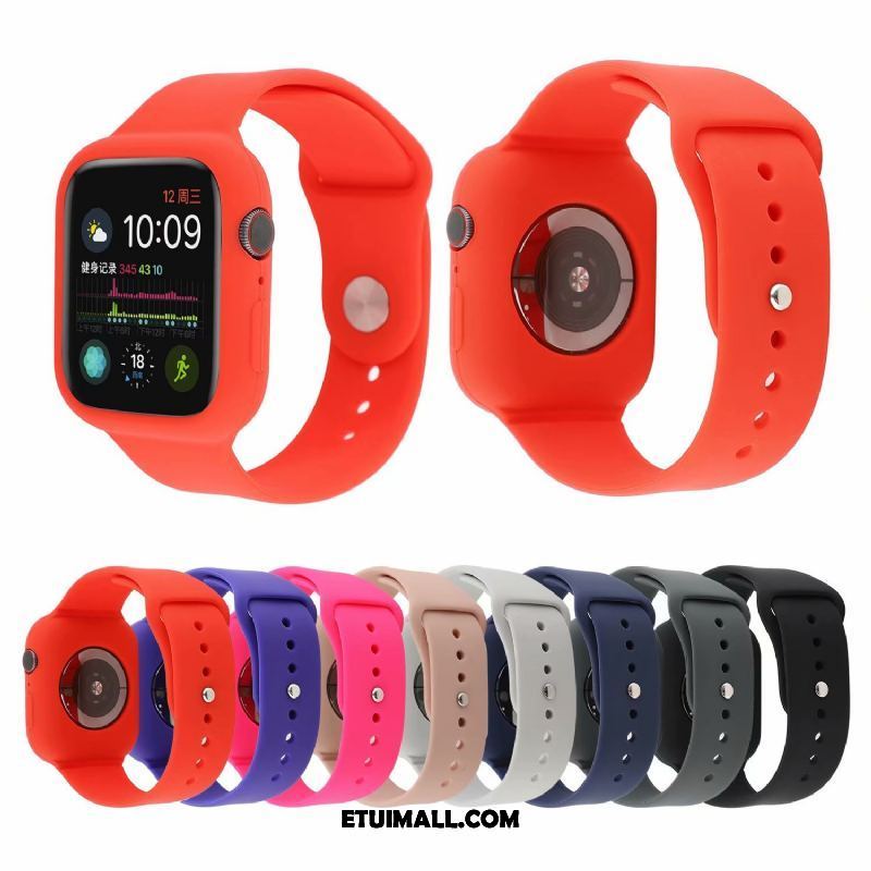 Etui Apple Watch Series 5 Czerwony Tendencja Moda Nowy Sportowe Pokrowce Tanie