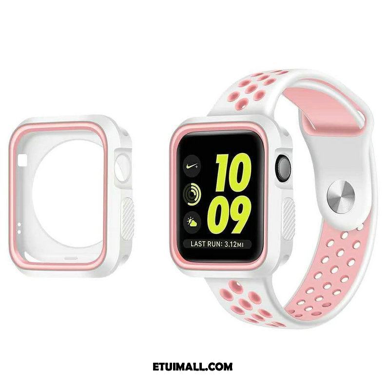 Etui Apple Watch Series 5 Ochraniacz Chłodzenie Silikonowe Sportowe Biały Pokrowce Na Sprzedaż