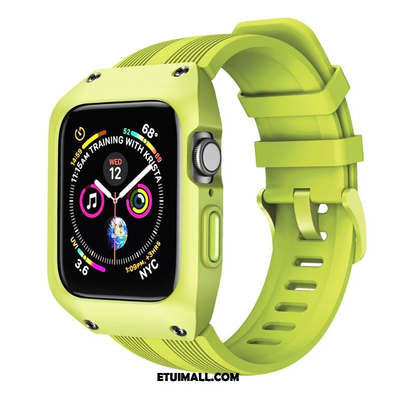 Etui Apple Watch Series 5 Ochraniacz Sportowe Kreatywne Zielony Anti-fall Futerał Dyskont