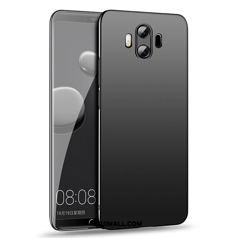 Etui Huawei Mate 10 Cienkie Trudno Czarny Telefon Komórkowy Nubuku Pokrowce Sklep