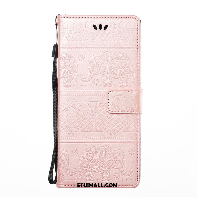 Etui Huawei Mate 20 Rs Telefon Komórkowy Różowe Relief Skórzany Futerał Portfel Futerał Sprzedam