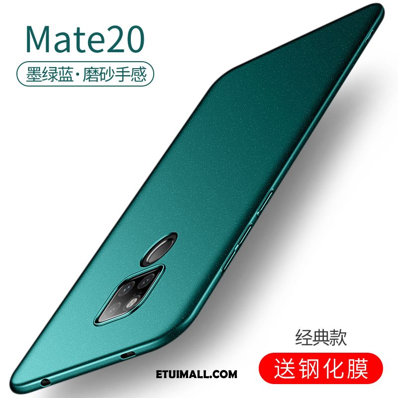 Etui Huawei Mate 20 Tendencja Zielony Telefon Komórkowy Nubuku Anti-fall Futerał Sklep