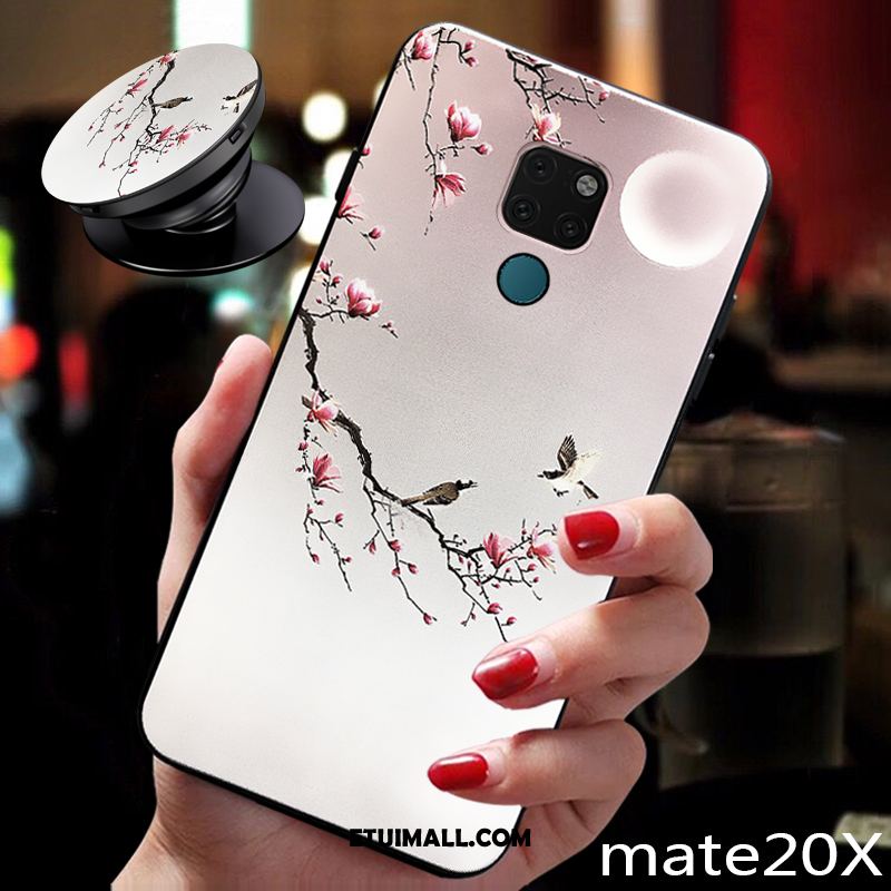 Etui Huawei Mate 20 X All Inclusive Świeży Kwiat Śliwy Ring Telefon Komórkowy Futerał Sklep