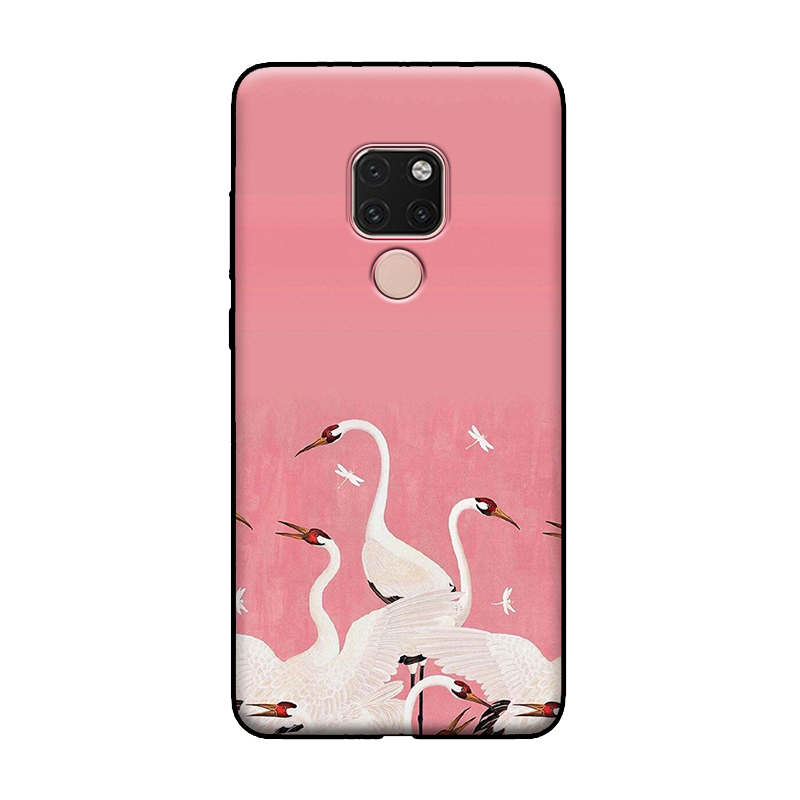 Etui Huawei Mate 20 X Miękki Różowe Sztuka Silikonowe Telefon Komórkowy Obudowa Kup