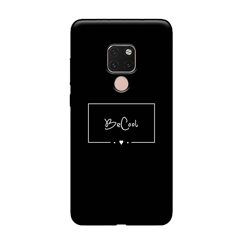 Etui Huawei Mate 20 X Telefon Komórkowy Silikonowe Czarny Miękki Tendencja Futerał Tanie