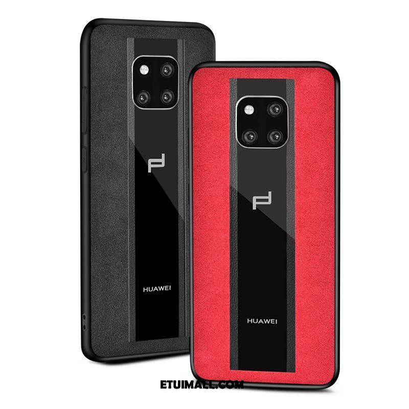 Etui Huawei Mate 30 Rs Czerwony Zamszowe Szkło Ochraniacz Telefon Komórkowy Futerał Online