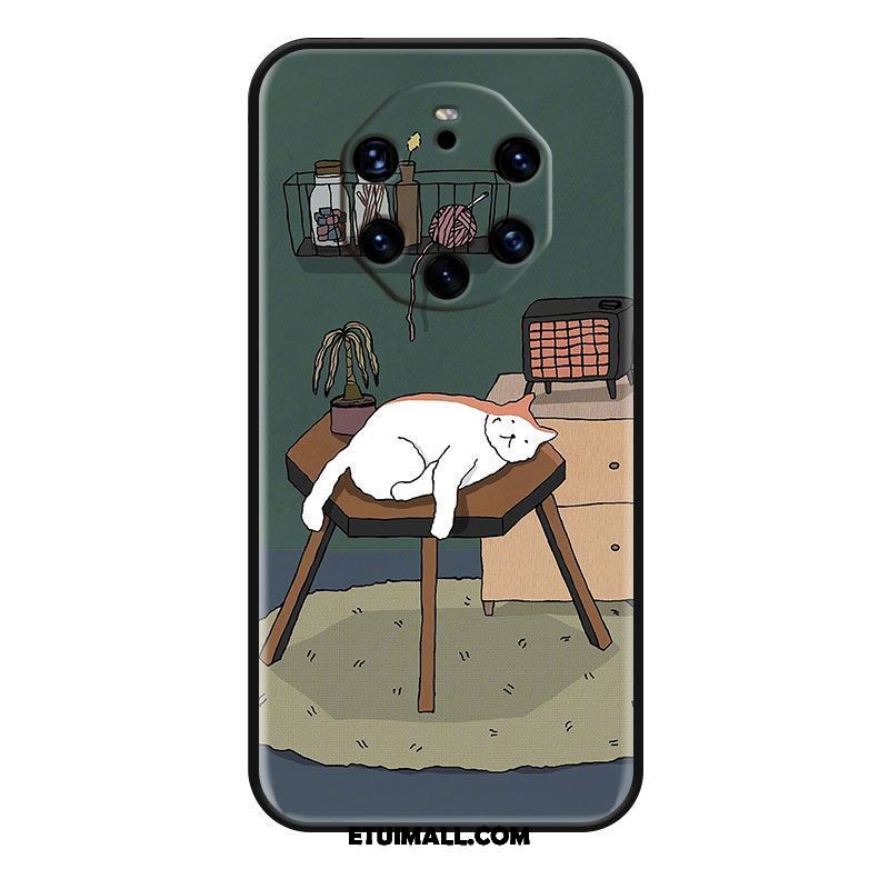 Etui Huawei Mate 40 Rs Relief Kreskówka Kotek Silikonowe Piękny Obudowa Online