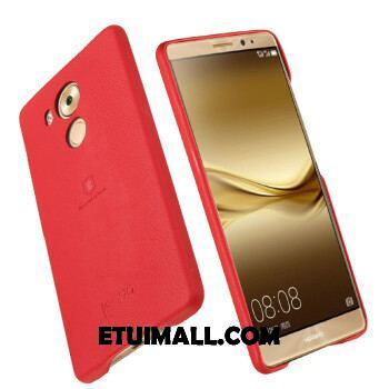Etui Huawei Mate 8 Siatkowe Miękki Pu Czerwony Skórzany Futerał Futerał Sklep