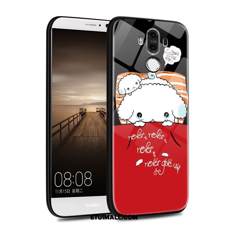 Etui Huawei Mate 9 Lustro Telefon Komórkowy Szkło Czerwony Piękny Obudowa Sklep
