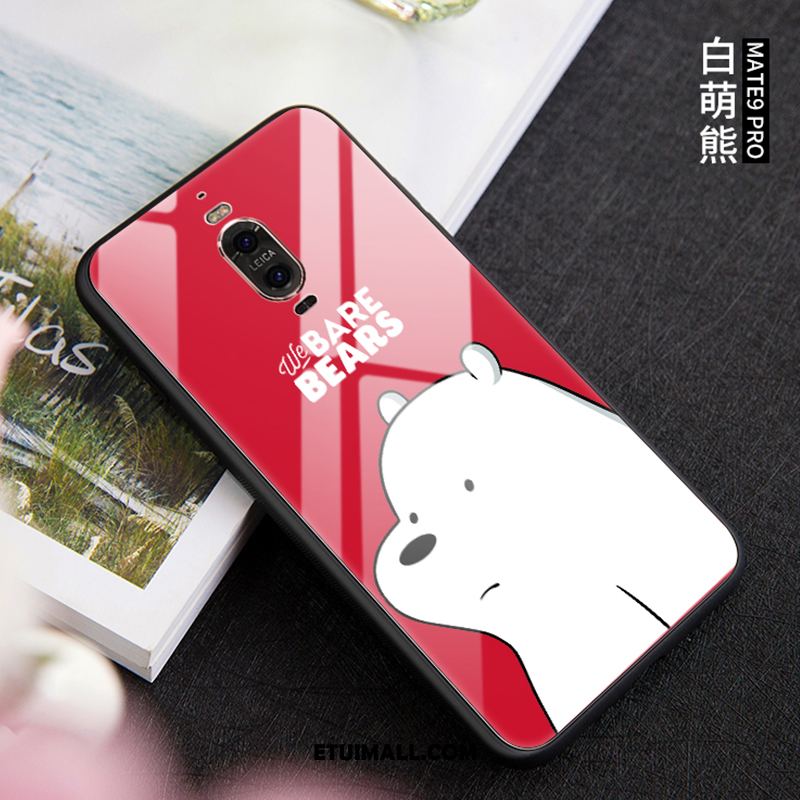 Etui Huawei Mate 9 Pro Zakochani Anti-fall Szkło Czerwony Telefon Komórkowy Obudowa Tanie