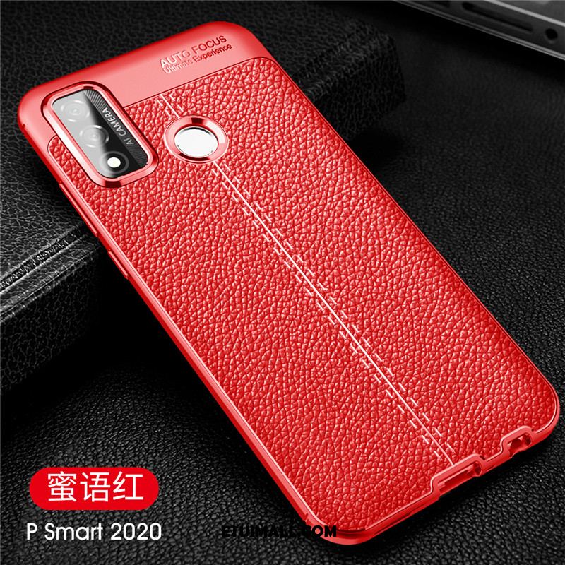 Etui Huawei P Smart 2020 Telefon Komórkowy Anti-fall Czerwony Ochraniacz Biznes Futerał Kupię
