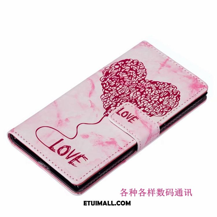 Etui Huawei P Smart+ Telefon Komórkowy Ochraniacz Portfel Skórzany Futerał Różowe Pokrowce Na Sprzedaż