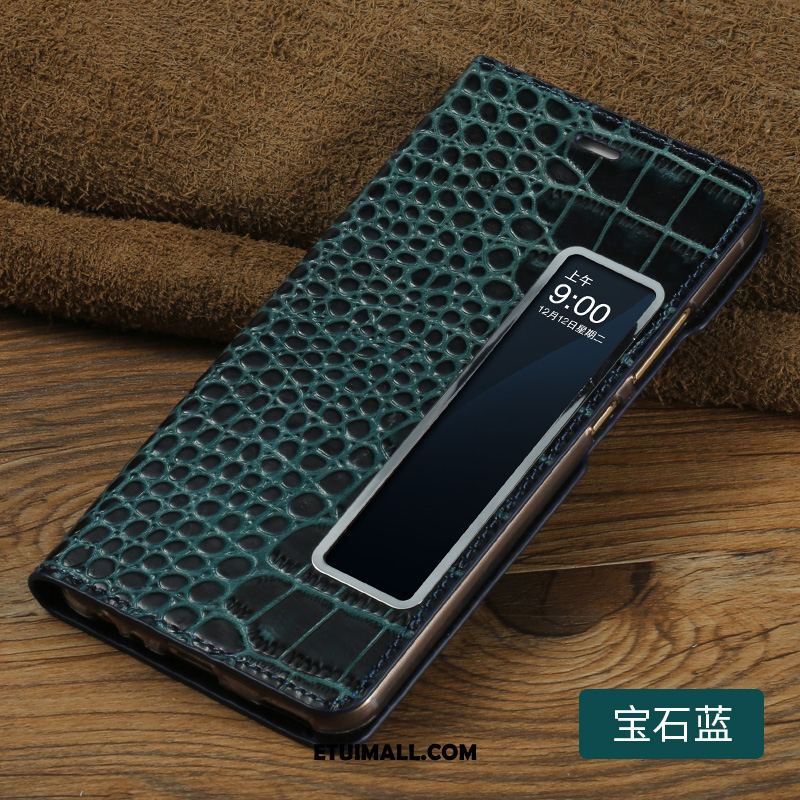 Etui Huawei P10 Anti-fall Skórzany Futerał Otwórz Okno Niebieski Telefon Komórkowy Obudowa Kup
