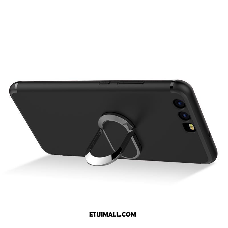 Etui Huawei P10 Wspornik Nubuku Młodzież Czarny Telefon Komórkowy Pokrowce Online