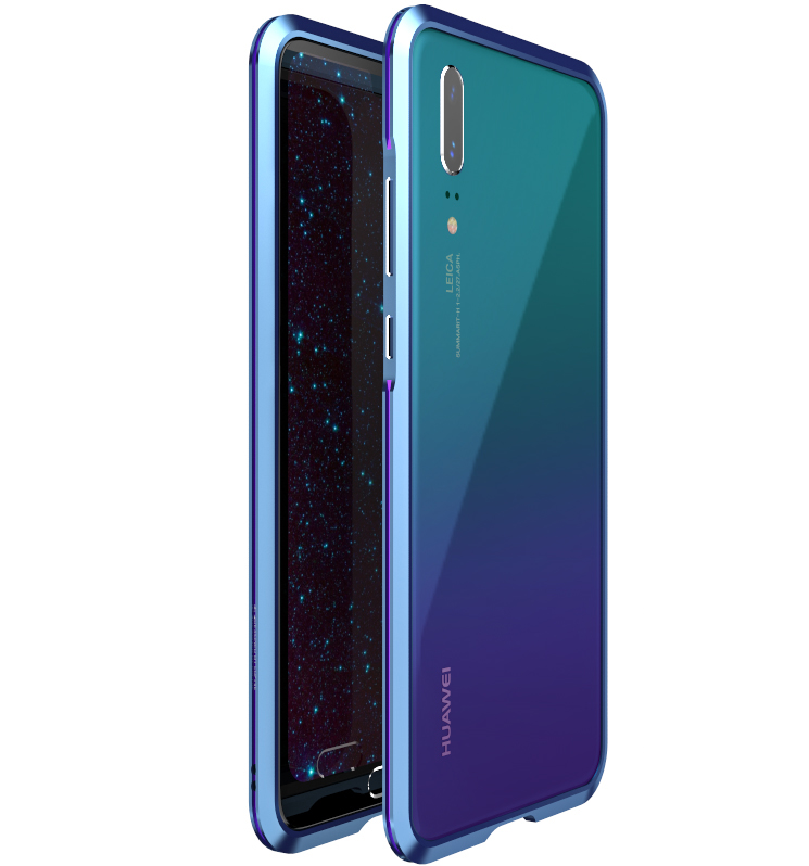 Etui Huawei P20 Moda Ochraniacz Modna Marka Metal Niebieski Obudowa Kupię