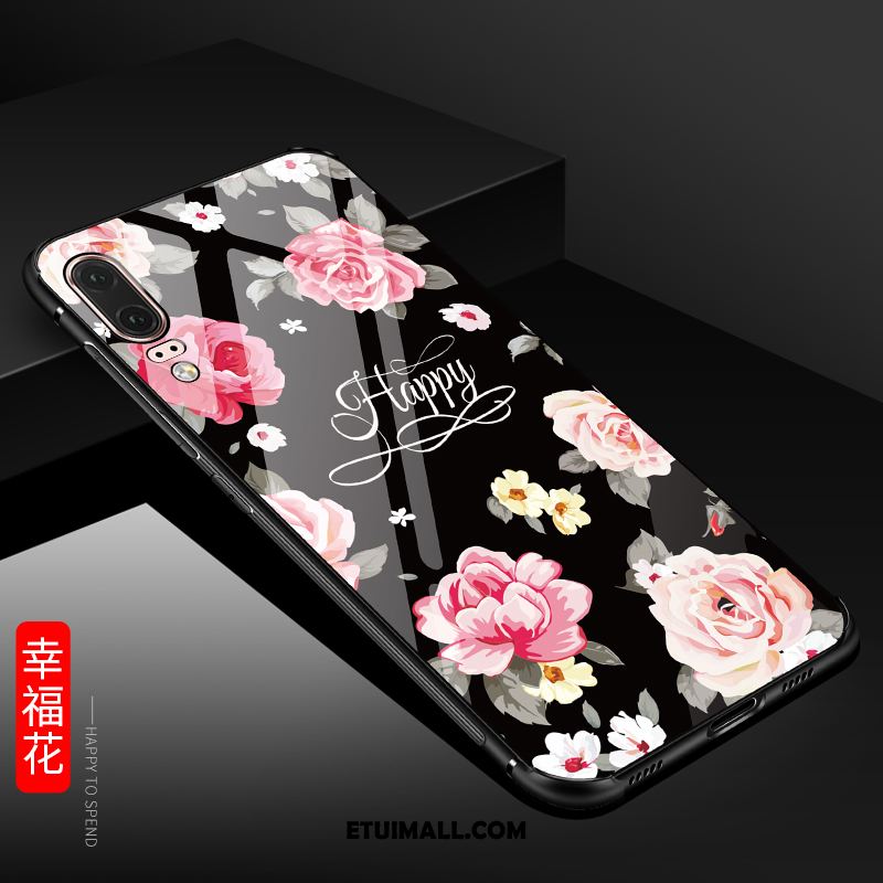 Etui Huawei P20 Telefon Komórkowy Anti-fall Ochraniacz Czarny Kreatywne Futerał Dyskont