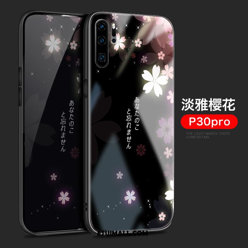 Etui Huawei P30 Pro Szkło Telefon Komórkowy Przezroczysty Cienkie Sakura Futerał Tanie