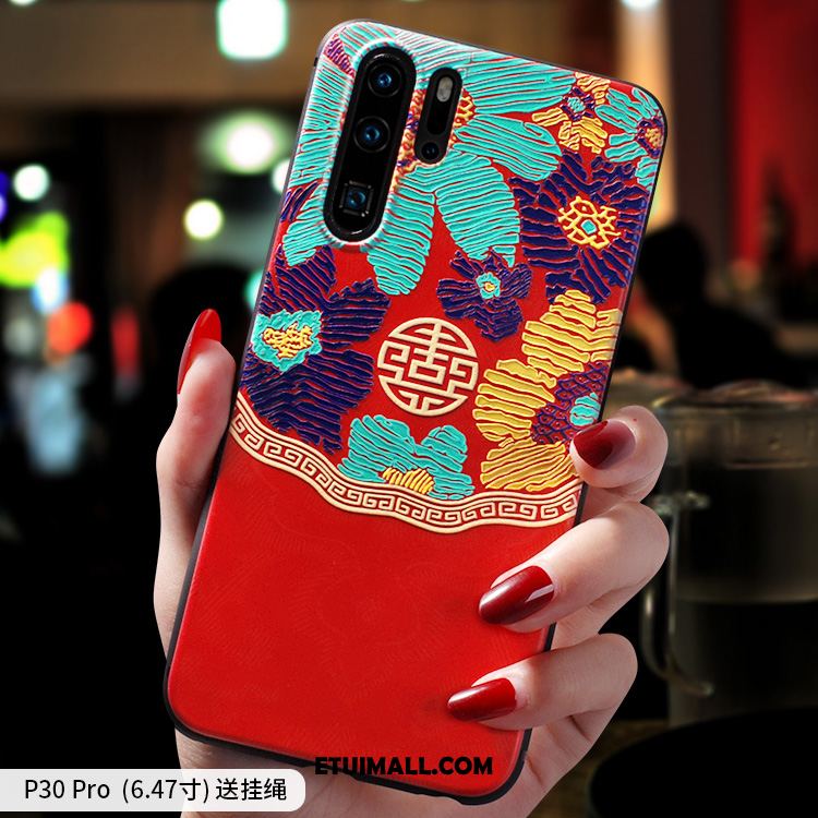 Etui Huawei P30 Pro Telefon Komórkowy Wiszące Ozdoby Osobowość Chiński Styl Zielony Futerał Sprzedam
