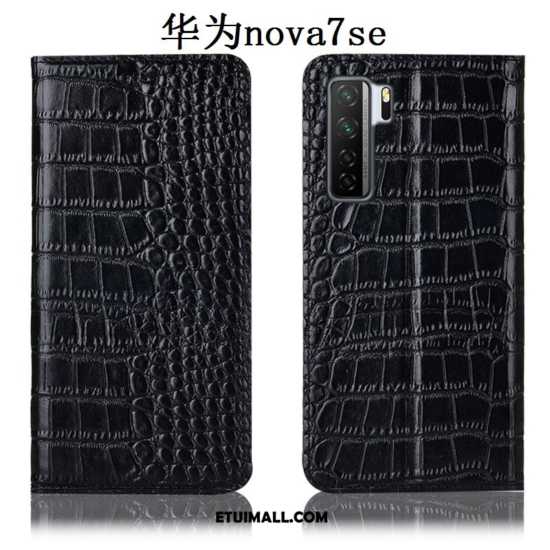 Etui Huawei P40 Lite 5g Telefon Komórkowy Ochraniacz Czarny Skórzany Futerał Anti-fall Pokrowce Na Sprzedaż