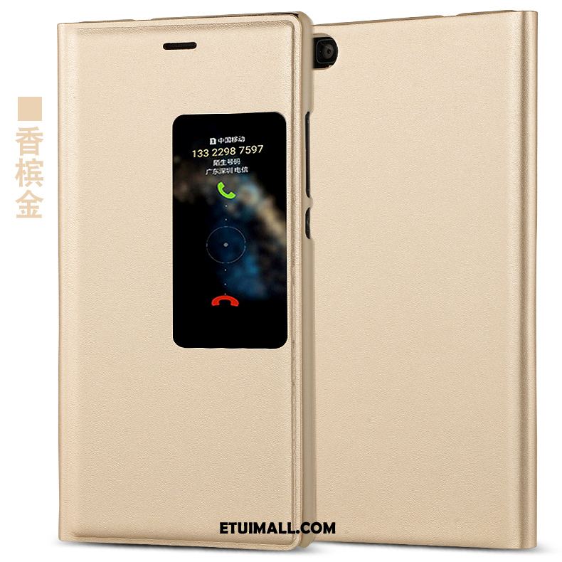 Etui Huawei P8 Młodzież Anti-fall Złoto Ochraniacz Skórzany Futerał Pokrowce Sklep