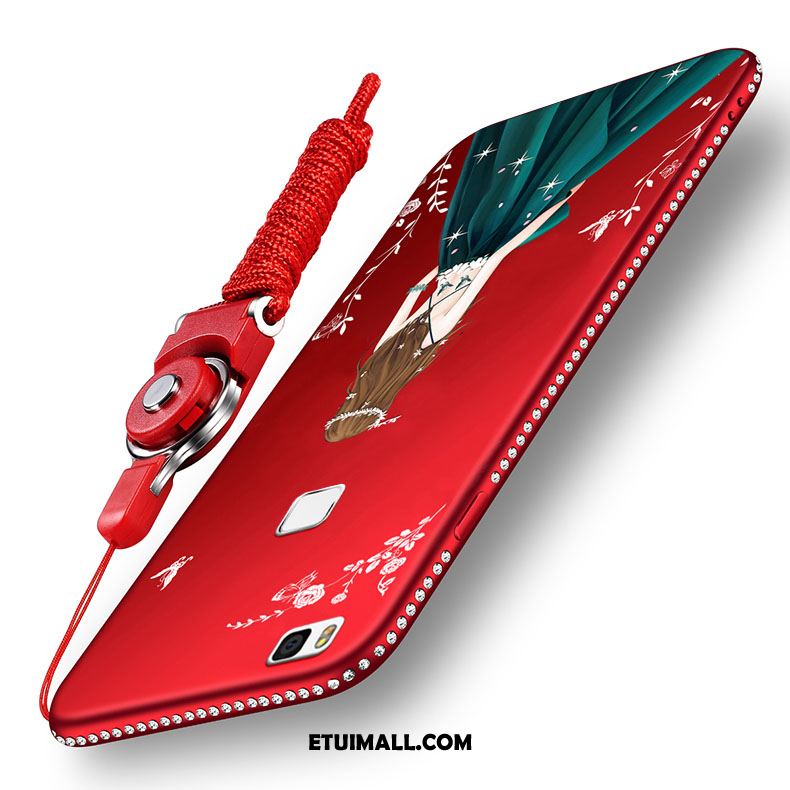 Etui Huawei P9 Lite Telefon Komórkowy Młodzież Czerwony Silikonowe Wiszące Ozdoby Futerał Tanie